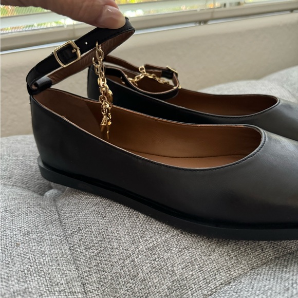 NWT- Free People Mystic Treasures Flat in Black Size 8&9 - Picture 3 of 6